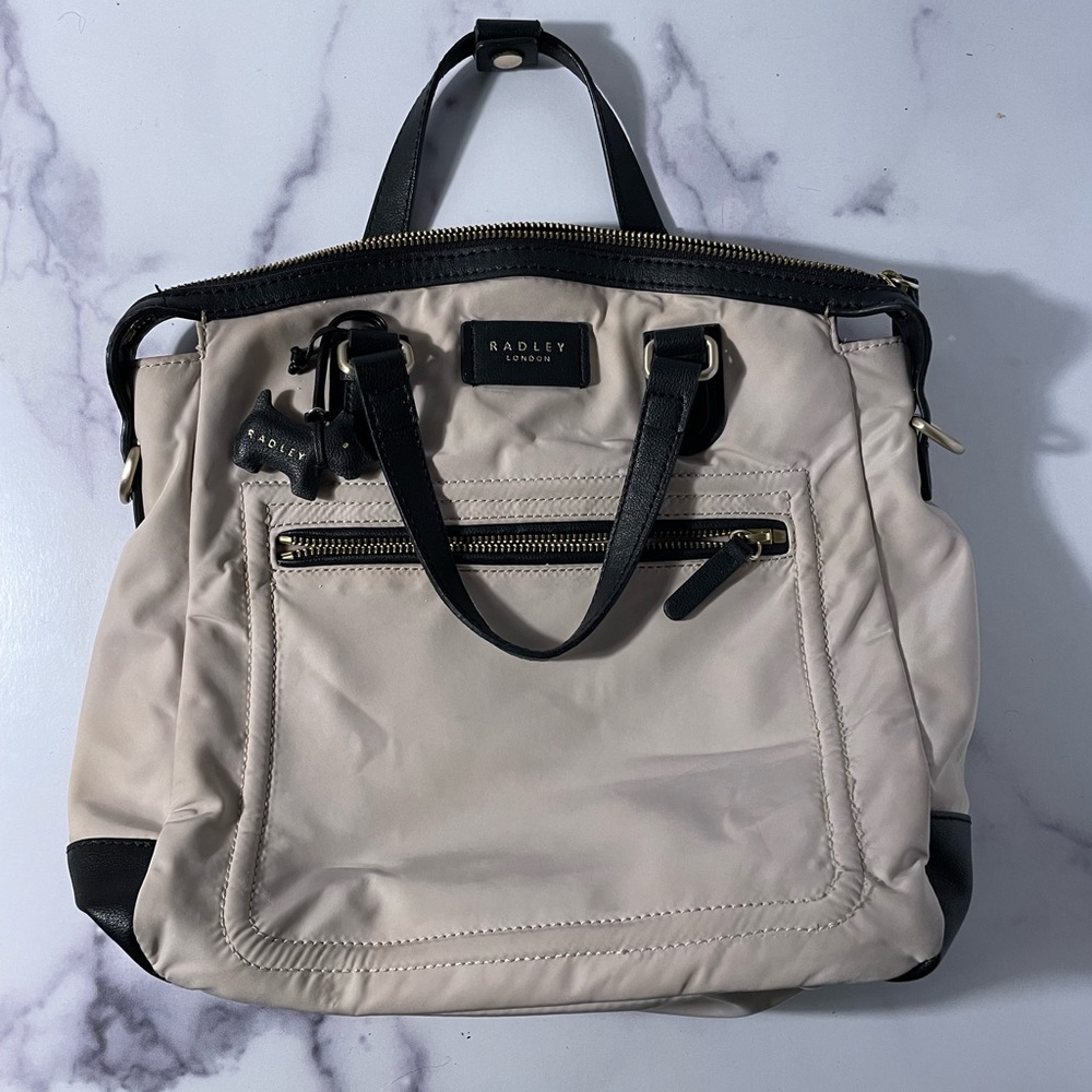 GUC Radley London Medium Dome Crossbody in Dove Grey
